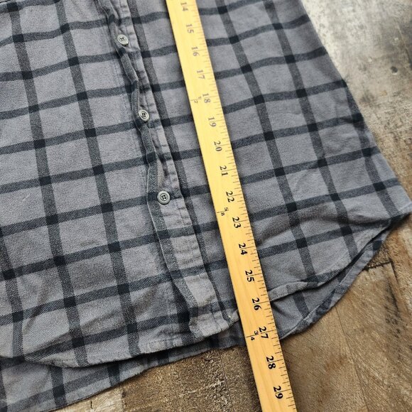Mens Nike 6.0 size M Medium Casual Button Down Long Sleeve Flannel Shirt Sample - Picture 6 of 9